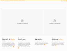 Tablet Screenshot of gaertnerei-fassel.at